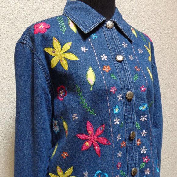 VINTAGE EMBROIDERED DENIM JACKET MP - Picture 3 of 6